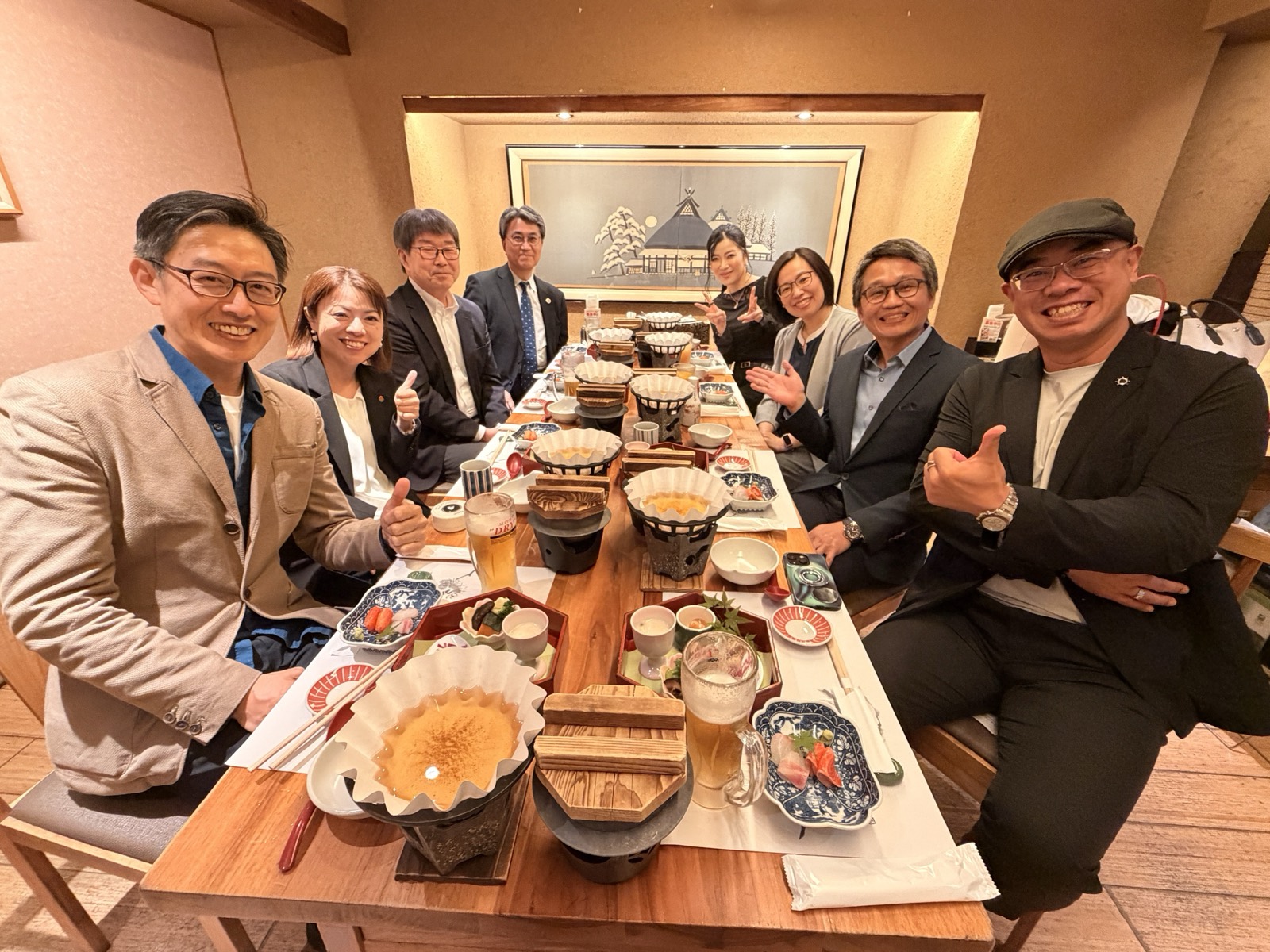 Dinner after the meeting