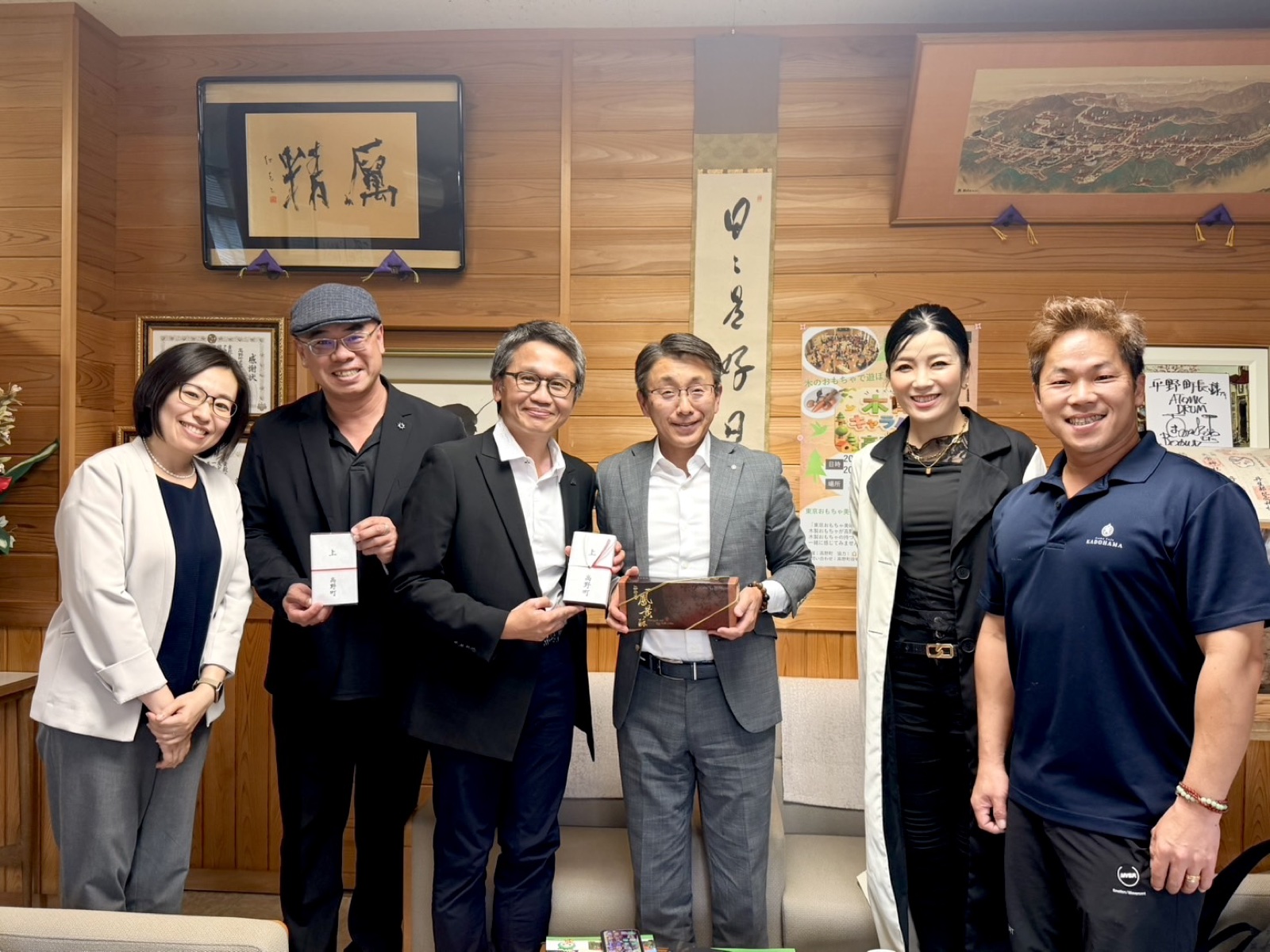 The Foundation in talks with Kōya Town, Wakayama Prefecture